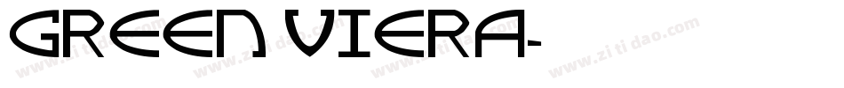 Green Viera字体转换